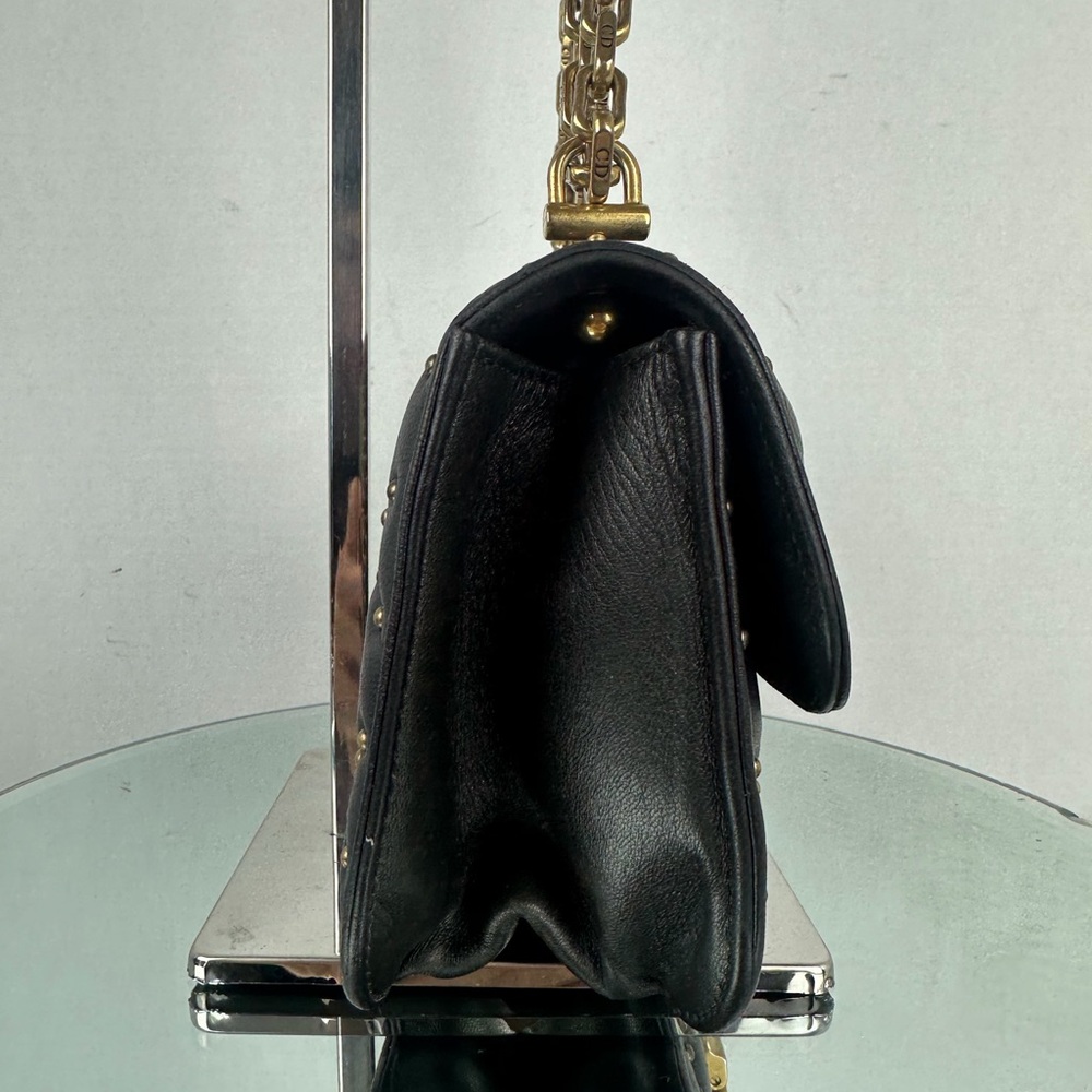 Pymt-3-DIOR LEATHER STUDDED WOC Shoulder/Crossbody Bag - Picture 5 of 10